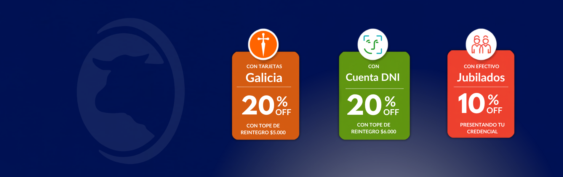 Descuentos y beneficios con Galicia, Cuenta DNI y jubilados